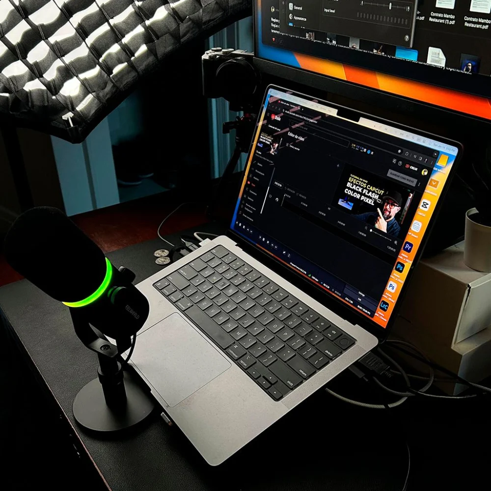 Estudio de edición premium de videos para redes sociales