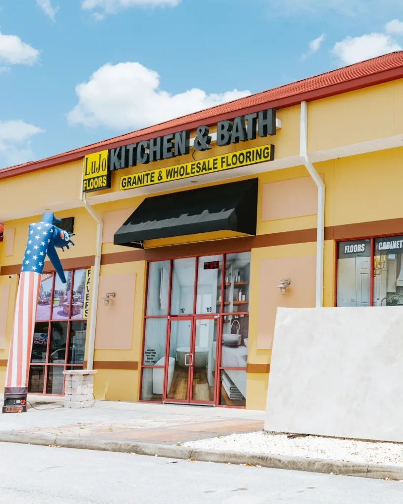 Storefront photography for a kitchen and bath business